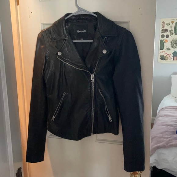 MADEWELL LEATHER MOTO JACKET - Picture 1 of 2